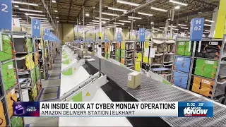 A look inside Amazon s Elkhart delivery station during the Cyber Monday rush