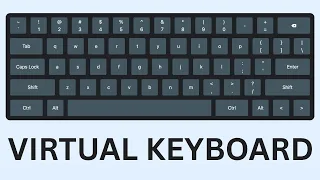 Create A Stylish VIRTUAL KEYBOARD