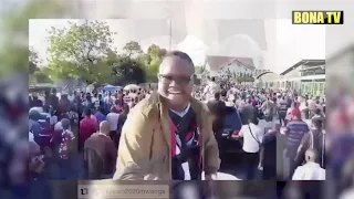 SHANGWE ZA KUMPOKEA TUNDU LISU UWANJANI BAADA YA MIAKA MITATU YA MATIBABU 