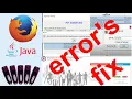 Java Firefox Error while DSC and KYC approval in EPFO portal
