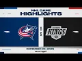 NHL Highlights | Blue Jackets vs. Kings - December 22, 2025