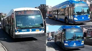 MTA NovaBus LFSA 5943 New Flyer XN60 XN40 1024 695 Bx36 buses
