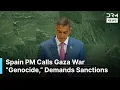 Download Lagu POWERFUL SPEECH: Spain’s PM Demands Sanctions on Israel Over Gaza Genocide | AC1B