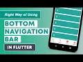Bottom Navigation Bar in Flutter