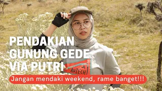 Download Mendaki Gunung Gede Via Putri | Rame Banget!!! Udah Kaya Pasar #gununggede MP3