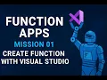 Build Azure Functions in Visual Studio Mission 01