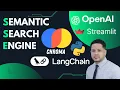 Build a Semantic Search Engine with LangChain ChromaDB and Streamlit using Python