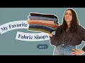 Where to Shop Online for Fabric part 1