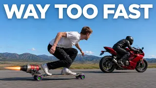My Homemade Jet Longboard is Probably Illegal...
