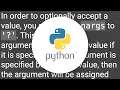 Is there a way to create argument in python s argparse that returns true in case no values given