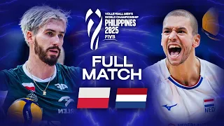 Poland 🇵🇱 vs. Netherlands 🇳🇱 | Full Match | World Championship 2025 - Men