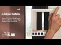Top 10 Home Decor By Eclipse Curtains Winter Eclipse 5 8 Room Darkening Wrap Curtain