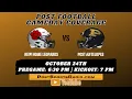 Post Bold Gold Football vs New Home