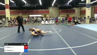 61 kg consi of 16 1 jordyn fouse team pennsylvania vs katelyn vasquez category 5 wrestling cl