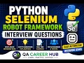 Question Why is Python used in Automation Testing