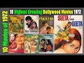 Lagu Top 10 Bollywood Movies of 1972 | Hit or Flop | Box Office Collection | Top Indian films | 1970-1975