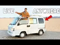 I built the WORLDS SMALLEST CAMPER that you can drive