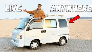 I built the WORLDS SMALLEST CAMPER (that you can drive)