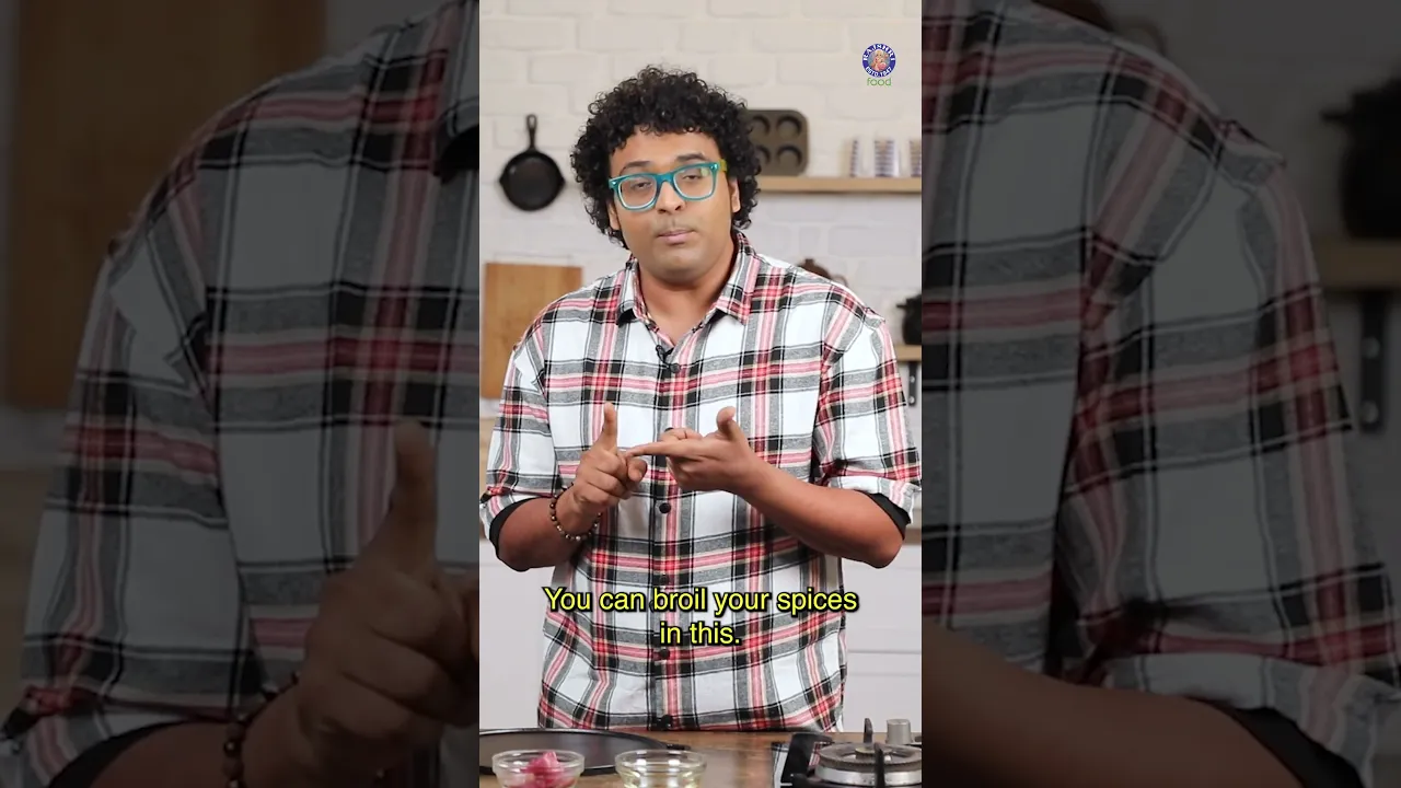 Cast Iron Tawa PART 5   How to Temper Tawa With Chef Varun #kitchentips #trending #youtubeshorts #yt
