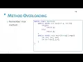Method Overloading