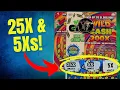 Lagu 25X \u0026 5Xs! π₯ Wild Cash and Mega Cash Lottery Scratch Off Tickets! π°