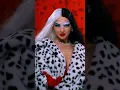 Lagu “Born to be bad!” - Cruella de Vil 💋🔥 #cosplaymakeup #cruella #makeuptransformation #transitions
