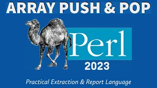 Perl Programming - Array Push Pop 2023