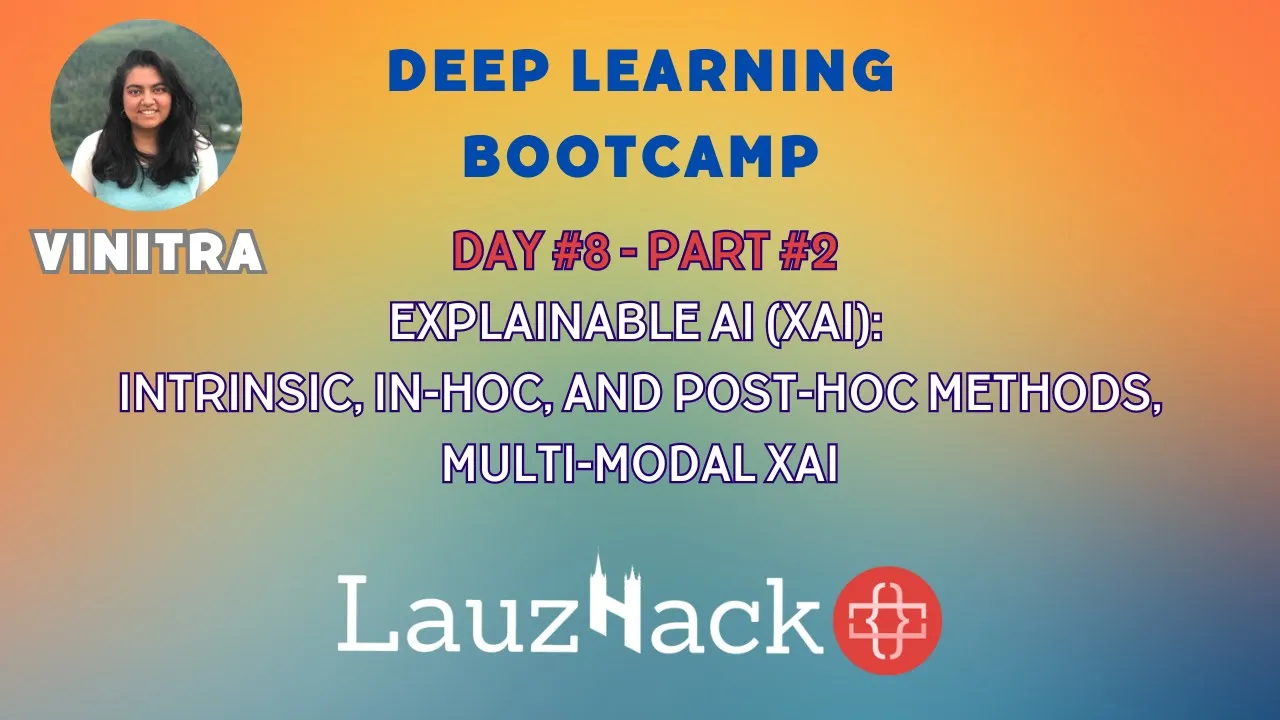 Explainable AI (Intrinsic, In-Hoc, Post-Hoc Methods), Multi-Modal