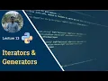 Iterators Generators in Python Lecture 13 Getting Started with Python Satyajit Pattnaik