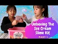 Unboxing The Ice Cream Slime Kit Part 1