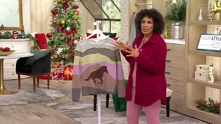 Coldwater Creek Long Stallion Pullover Sweater on QVC