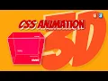 CSS 3D Animation Tutorial Making Cube 3D Model with Animation