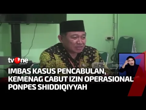 Izin Operasional Ponpes Shiddiqiyyah Dicabut