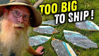 Our BIGGEST Ocean Picture Stone Slabs Yet!