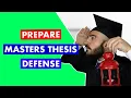 How To Prepare For Your Master s Thesis Defense Top 7 Tips For Master s Thesis Defense