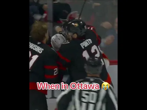Brady Tkachuk’s return to Ottawa? Eventful 😅