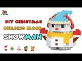 Christmas Snowman Building Block Set - Detailed Instructions Model W1404