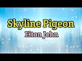 Download Lagu Skyline Pigeon - Elton John (Lyrics Video)