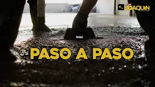 APLICANDO HORMIGON CON UN PROFESIONAL
