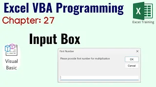 InputBox in VBA Excel VBA Programming Tutorial Chapter 27