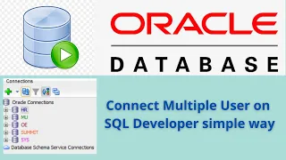 How to connect multiple user in oracle SQL Developer