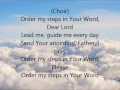 "Order My Steps" Lyrics & Video by GMWA Women of Worship