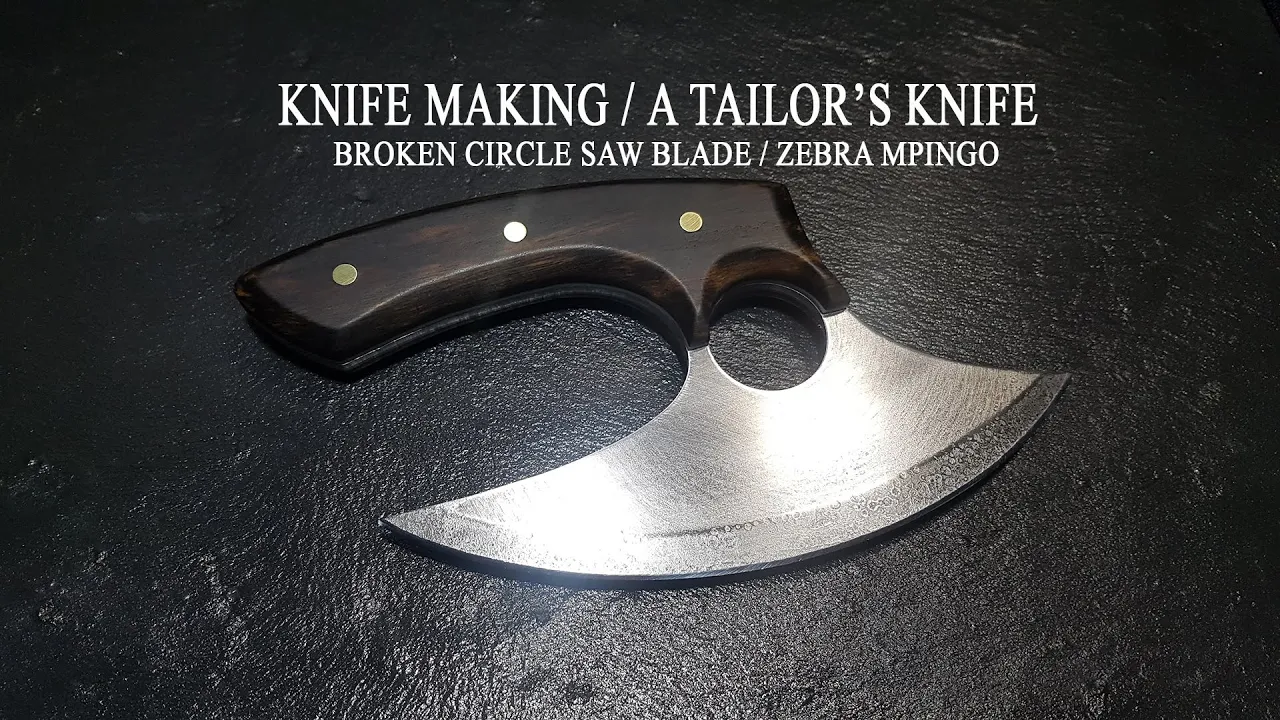 KNIFE MAKING / A TAILOR'S KNIFE 수제칼 만들기#30