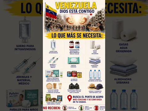 ✨ Amiga, BUSCA  el CENTRO DE ACOPIO más cercano y de CONFIANZA y lleva tu DONACIÓN 🙌🏽🫂🇻🇪❤️