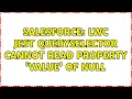 Salesforce LWC Jest querySelector cannot read property value of null 2 Solutions