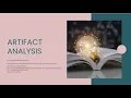 Final Week Four Artifact Analysis Presentation