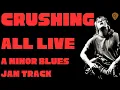 Download Lagu CRUSHING All Live Slow Minor Blues Backing Track | Guitar Jam Track in A Minor
