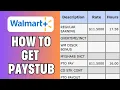 How To Get Paystub From Walmart 2025