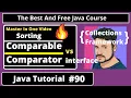 Java Tutorial Sorting in Collection Comparable and Comparator interface part 90