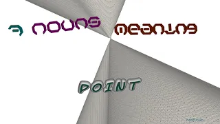 point - 7 nouns synonym to point sentence examples